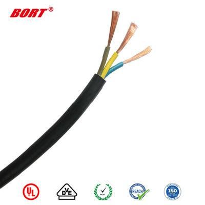 DIN VDE 0281 Standard 300V PVC H03vvh2-F Electrical Power Cable