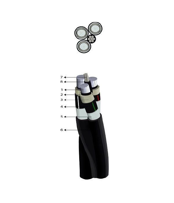 18/30kv Na2xsa2y-S 3-1X50mm2