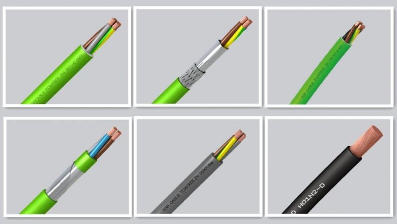4 Core Copper Rubber Sheathed Yz Yzw Chinese Power Cable Aluminium Control Electric Wire Waterproof Rubber Cable