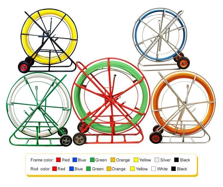 12mm*250m Cable Release Fiberglass FRP Duct Rodder