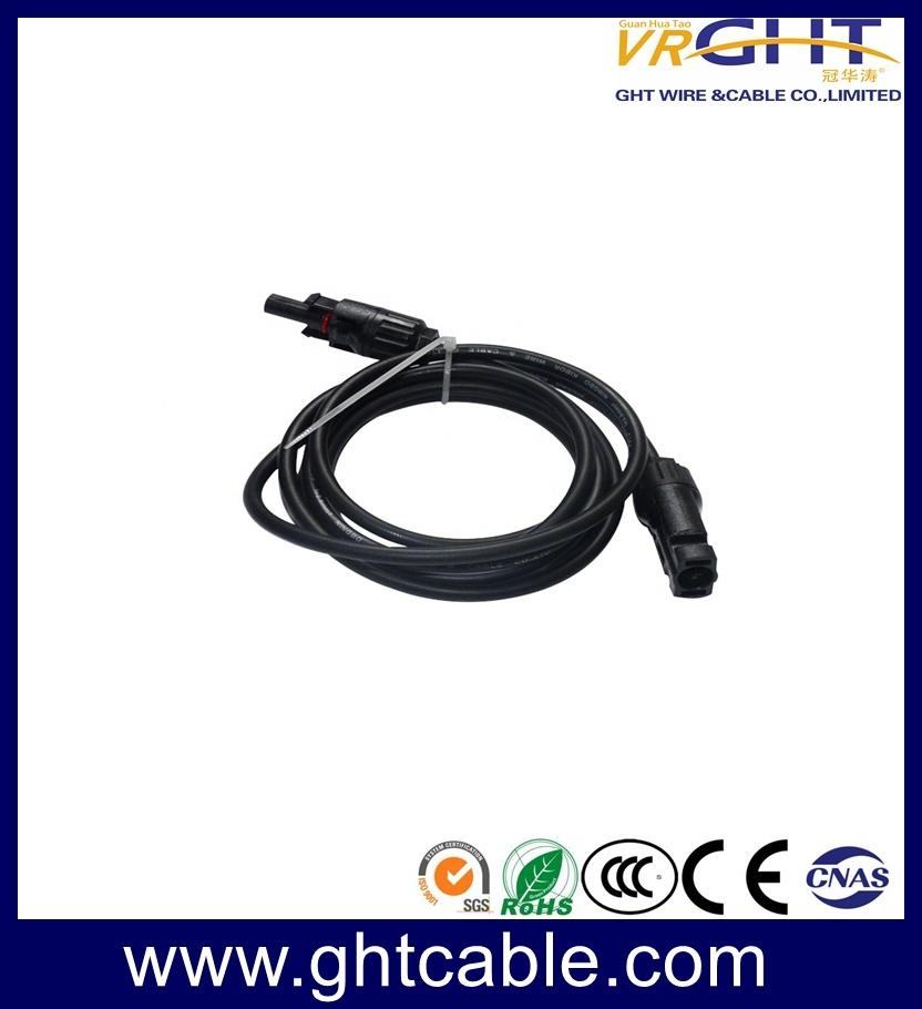 Tinned Copper 4mm2 4 Solar Cable for Solar System PV Cable with Male and Female C4 Connector