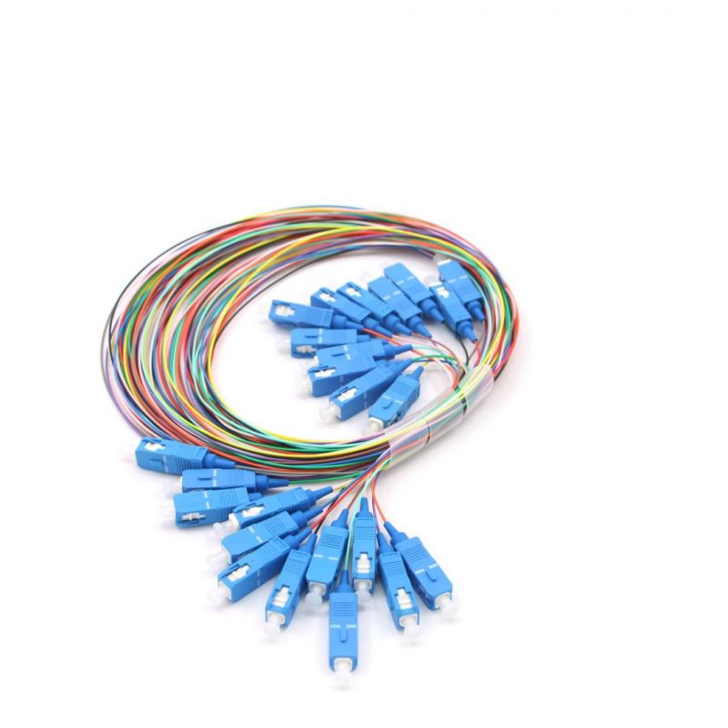 Sc 12 Colors Fiber Optic Pigtail Cable