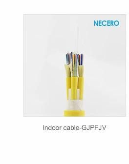 Indoor GJFJV 1/2/4/6/8/10 Core Tight Buffered 2.0mm/3.0mm Sc/LC/St/FC Fiber Optic/Optical Jumper Cable for Patch Cords and Pigtails
