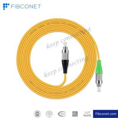 FTTH Single Mode 9/125 Simplex FC/APC - FC/Upc PVC LSZH Fiber Optic Patch Cord