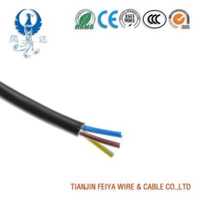 H03VV-F 3 Core 0.5 mm&sup2; Copper/Aluminum Conductor PVC Insulated PVC Sheathed Power Cable Electric Wire