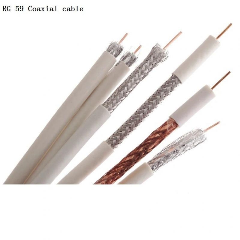Double Wire Rg59 Coaxial Cable/