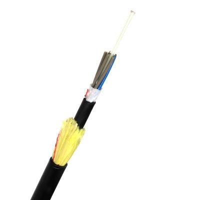 Single Mode Outdoor Multicore Amored Fiber Optic Cable ADSS for Communication