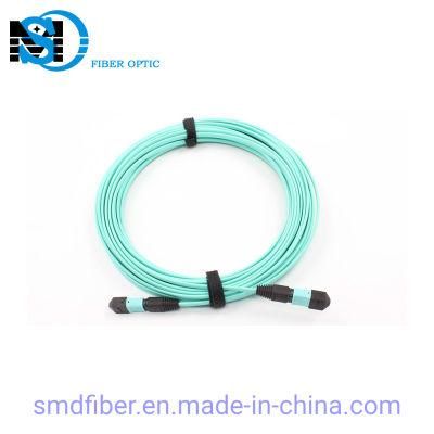 MPO to MPO LSZH 3.0m Om3 Low Loss Fiber Optic Patch Cord