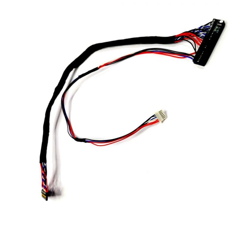 Custom 20 Circuits Lvds Cable Assembly Wire Harness