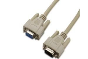 HD 15 Pin 3+4 VGA Cable Male to Female