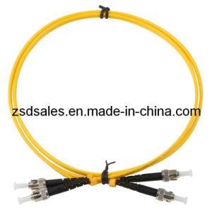 ST/PC Duplex Sm Fiber Optic Patch Cord