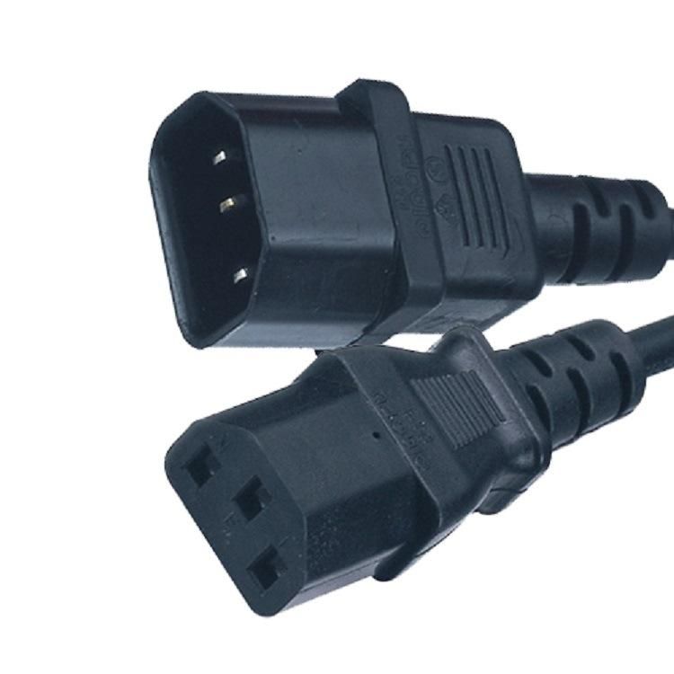 VDE Approved European 10A 250V IEC C13 and C14 Connector Power Cord