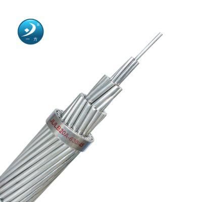 ASTM B232 Robin 6/1/3.0mm ACSR Conductor Hard Drawn Standard Bare Medium Low Aerial Cable Manufacturer