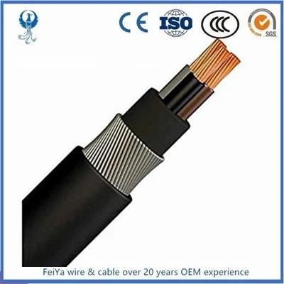 Swa XLPE Insulation PVC Jacket Underground Armoured Copper Power Cable