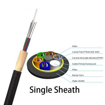 Outdoor Optical Fiber Cable All Dielectric Self-Supporting Fiber Optic Cable ADSS