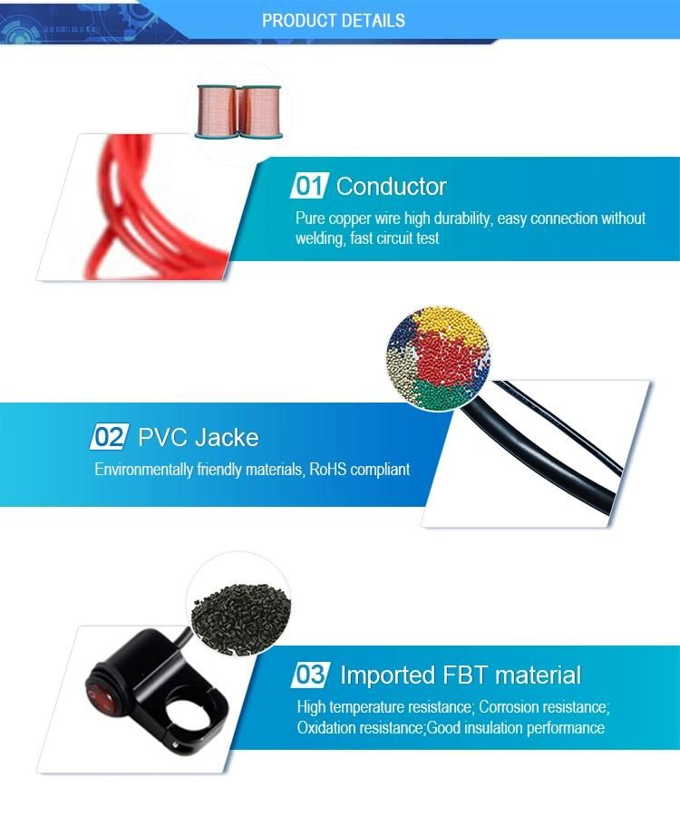 China Factory Custom Cable Assembly and Car Wire Harness for Motorcycle