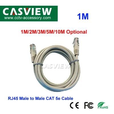 1m RJ45 Male to Male Cat 5e Cable Ethernet High Speed Network LAN Cable Router Computer Cable Computer Router