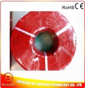Color Red Diameter 2mm 220V 0.1ohm/M Silicone Rubber Heating Cable