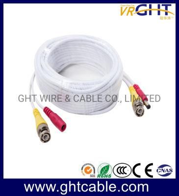 CCTV Cable with BNC &amp; DC Plugs for CCTV Camera/Security Survilliance