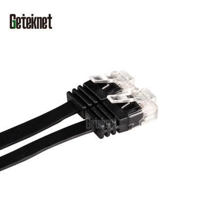 Gcabling High Quality Flat CAT6 RJ45 Patch Cord Ethernet Network Cable UTP CAT6 Cable Patch Cord