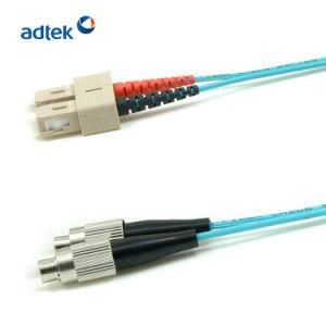 50/125 Multimode 1m 2.0mm Om4 LC/PC-LC/PC Fiber Optic Jumper Fiber Patch Cord