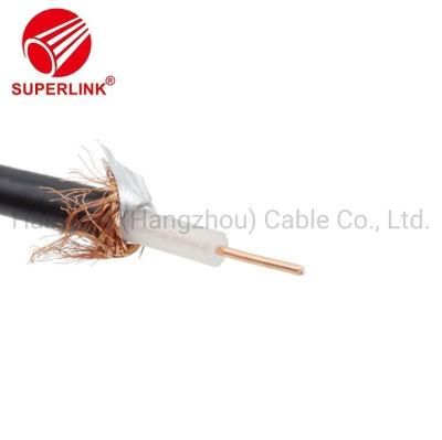Solid Insulated Rg58 Coaxial Cable Low Attenuation Loss Cable for Engineering Monitoring