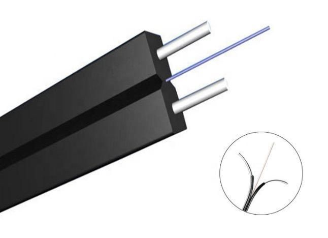 Optical Fiber Cable Manufacturing G657A2 FTTH Fiber Optic Cable Flat Cable Gjxh/GJXFH Fiber Optic Cable 100m From China