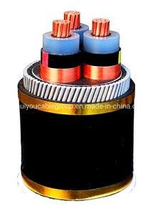 Transmission Electricity Cable Oxygen Free Copper Core Mv Power Cable
