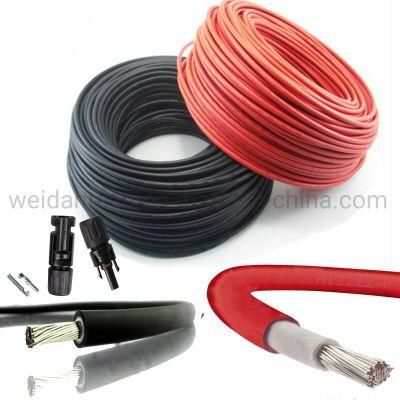 H1Z2Z2-K, RED/BLACK Solar Photovoltaic PV Cable, 4mm2, 6mm2, with MC4 Connectors