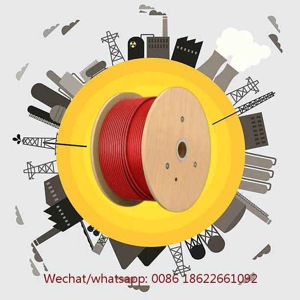 Orange Circular Cable, PVC Sheath, UV-Resistant 4G1.5 0.6/1kv 3c1.5+1.5
