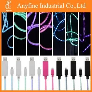 New Crystal Color Change LED USB Lighting Cable