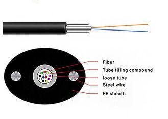 Gyxtpy Fiber Optic Cable with Metallic Strength Member and Central Tube Full Filling with The Parallel Wire and Steel-PE Outer Jacket
