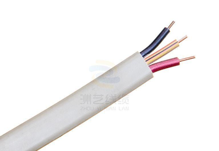 Copper Conductor PVC Insulated PVC Sheathed Flat Cable