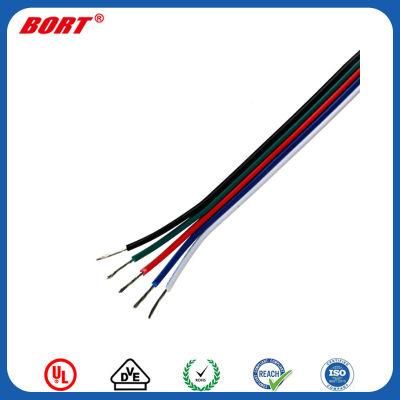 UL2468 2 Pin Flat Ribbon Electrical Wire Cable for LED Lighting