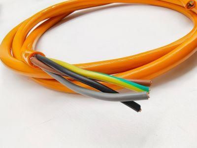 Flexible Electric Cable Jz-500-Orange Control Cable PVC 4G 1mm2 /1.5 mm2 / 2.5mm2