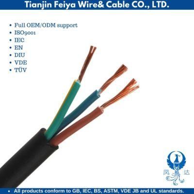 300/500V China Yz/Yzw for Electric Equipment and Tools Rubber Cable H05rn-F