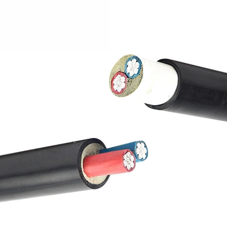 Aluminum 2 Core 4mm 10mm 16mm PVC Power Cable