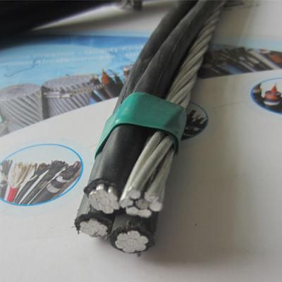 600V Aluminum XLPE Insulated Black Weather Resistant Service Drop Cables