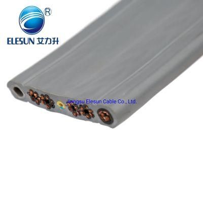 Round or Flat Tvv Flexible Travel Multicore Cable 60*0.5mm for Elevator