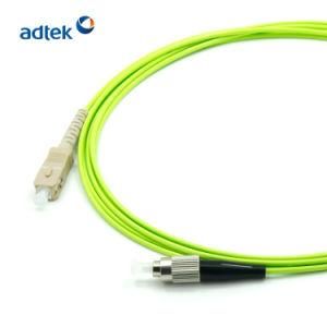 10m 8 Fibers MPO to LC Multimode Om5 40g LSZH 3.0m Low Loss Fiber Optic Patch Cord