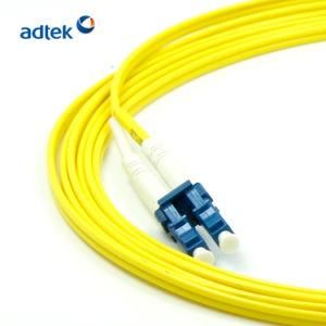 Most Popular LC/Upc-Sc/Upc Duplex 2.0mm 9/125 Singlemode PVC Yellow Patch Cord