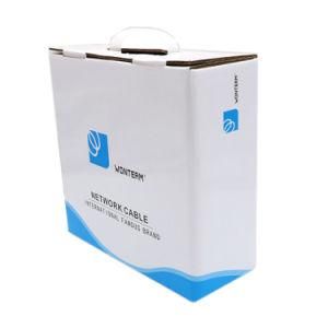 Cat5e 4*2*0.5mm Soid Network Cable for Indoor 100m