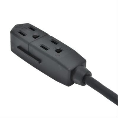 High Quality American Waterproof Power Extension Cord with 3 Outlets