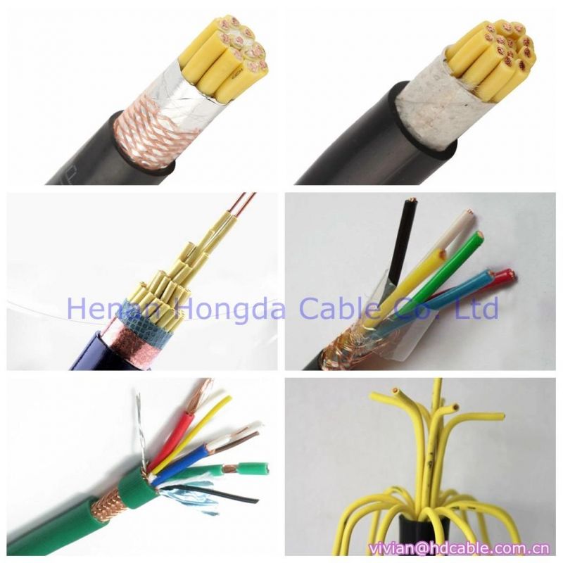 1-Cykfy Power Control Cable with Copper Foil Wrapped Screening