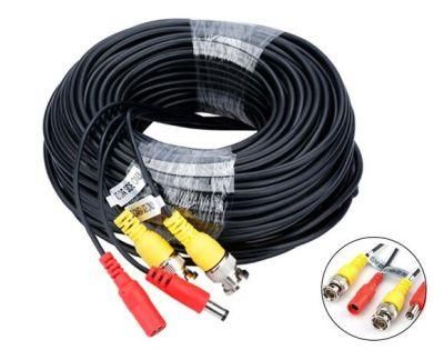 4MP 5MP 8MP Black and White Pre-Made Coaxial Cables Rg59 Rg58 with Power DC and BNC Connector for CCTV Security Cameras