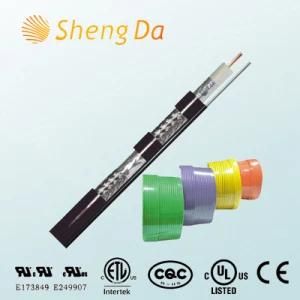 PVC Insulated 75 Ohm Communication Drop Rg-59 Coaxial Cable