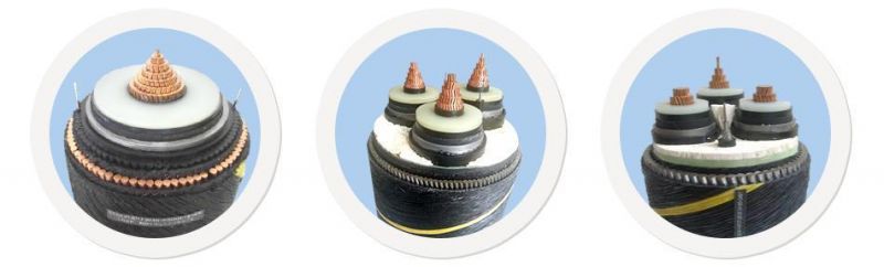 127/220kv Single Core Water Blocking Lead Sheath Submarine Cable