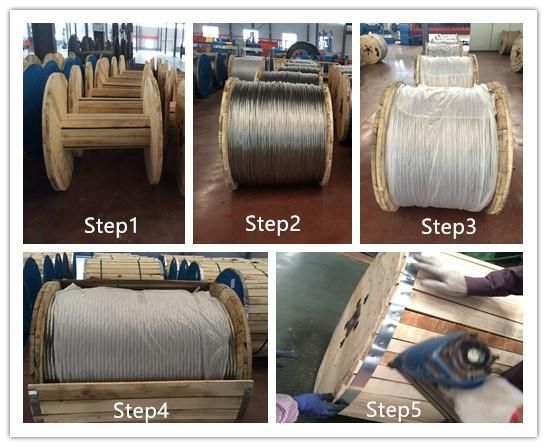 Zinc Coated Galvanized Steel Strand Ehs Stay Wire/Earth Wire/Guy Wire (1/4′′, 3/8′′, 7/10SWG, 7/12SWG)