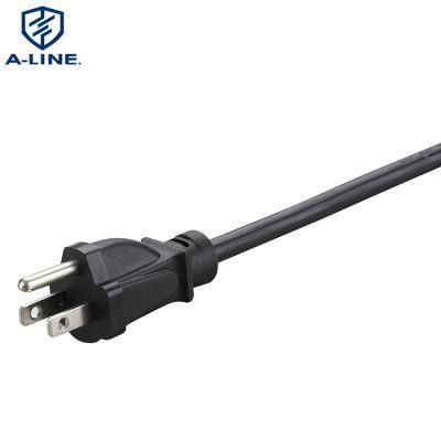 UL Approved Us 3 Prong Plug AC Power Cord