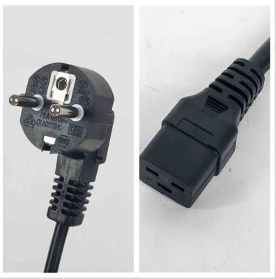 Reach Approval EU Power Cable with C19 Connector